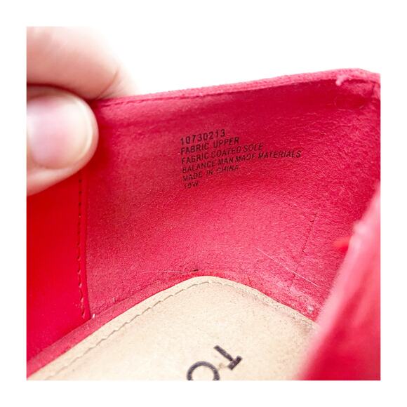 2/$30 Torrid Red Ballet Flats Size 10W Women’s Comfort Round Toe Slip On Casual - Picture 14 of 16